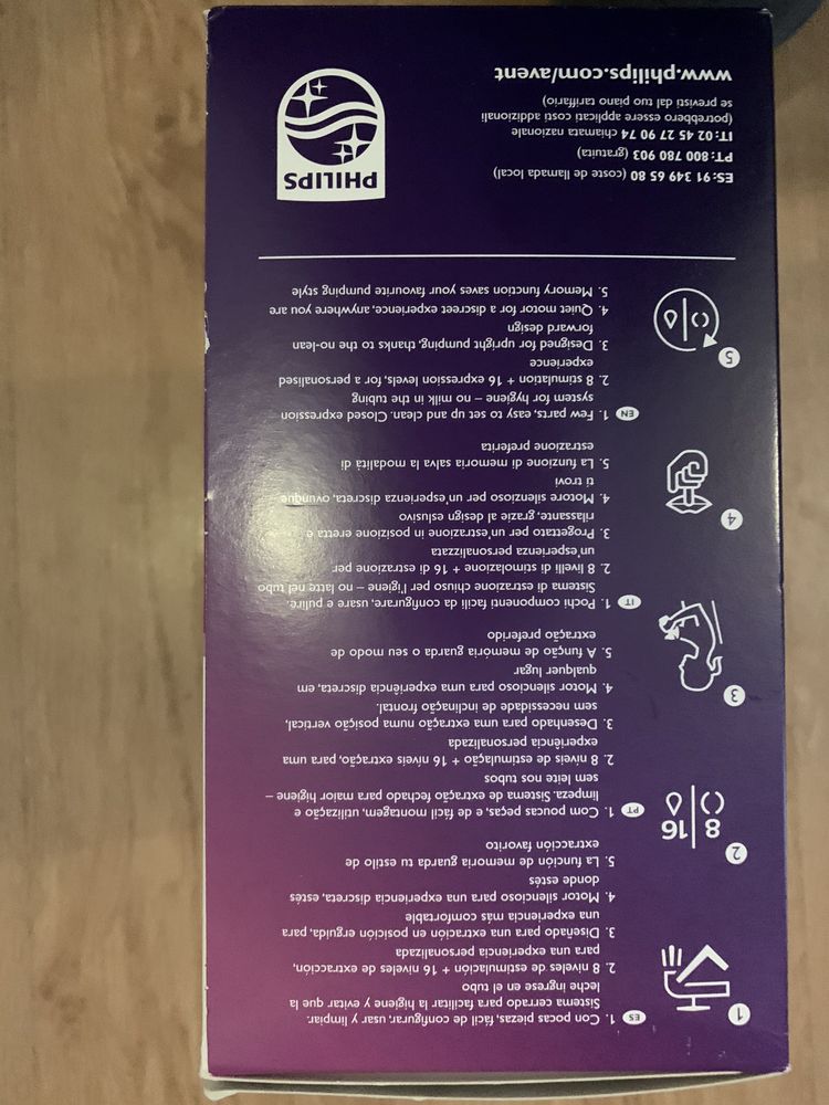 Extractor / bomba tira leite electrica Philips Avent - NOVO na caixa
