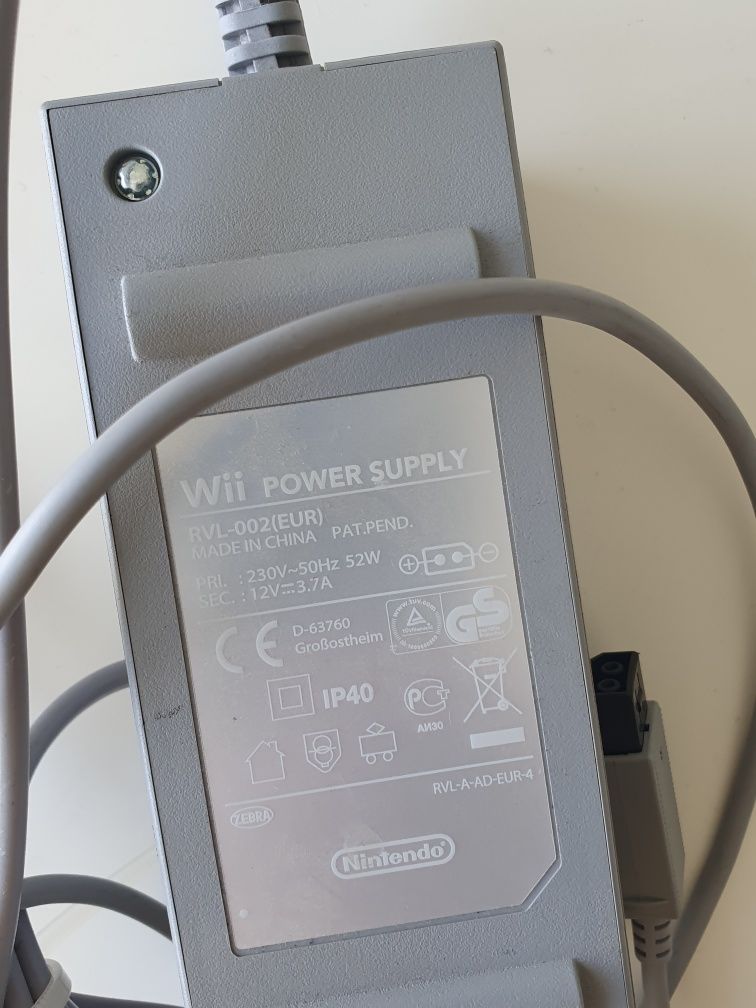 Konsola Nintendo Wii rvl-002 EUR zasilanie