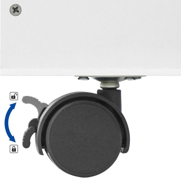 Regał / organizer dziecięcy 3 półki + szuflada na kółkach