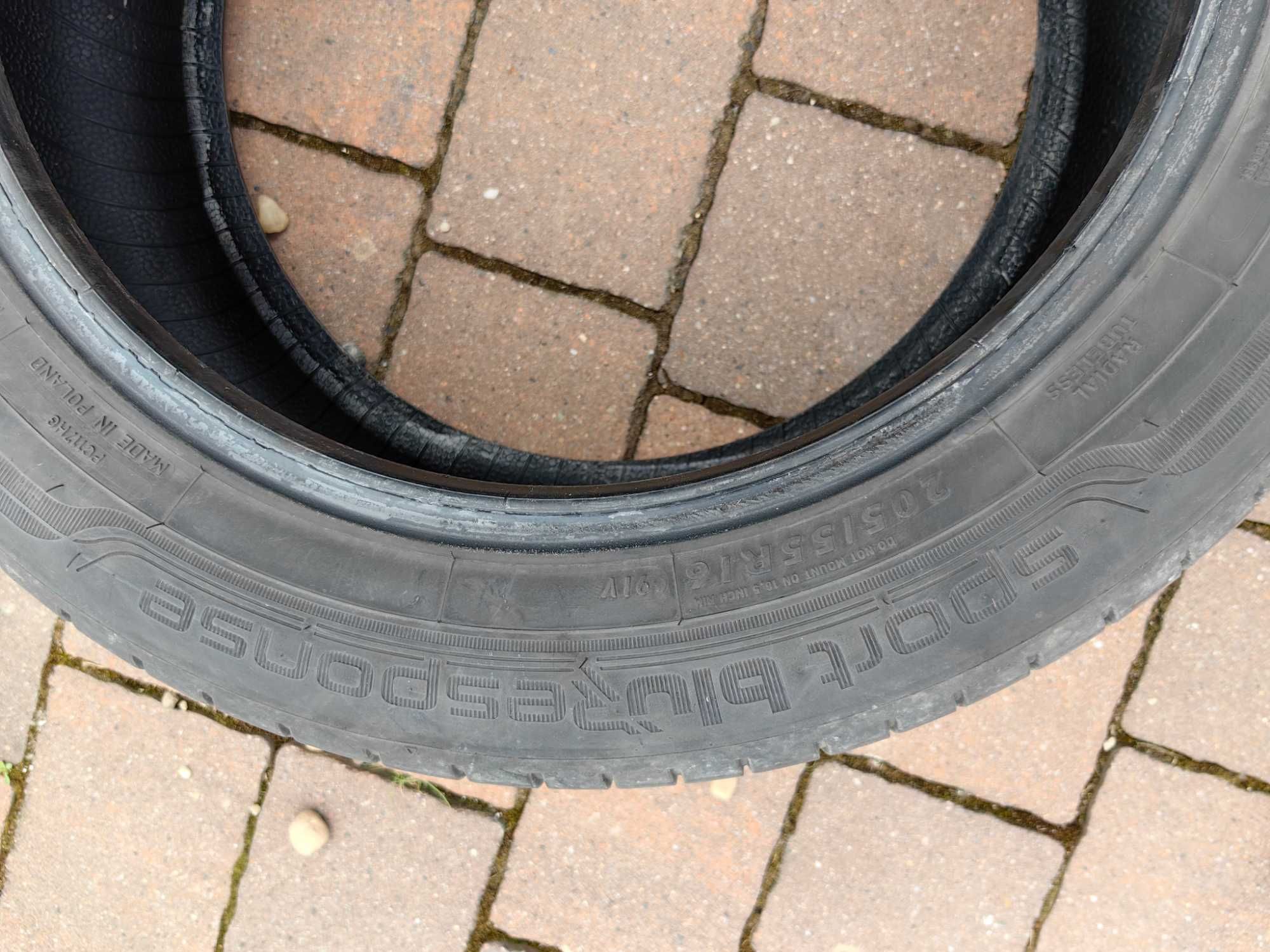 Opony Dunlop BluResponse Sport 205/55 R16 91V - Idealny Stan!