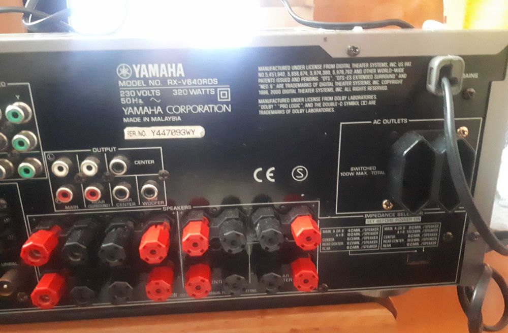 AV-ресивер Yamaha RX-V640RDS для домашнего кинотеатра