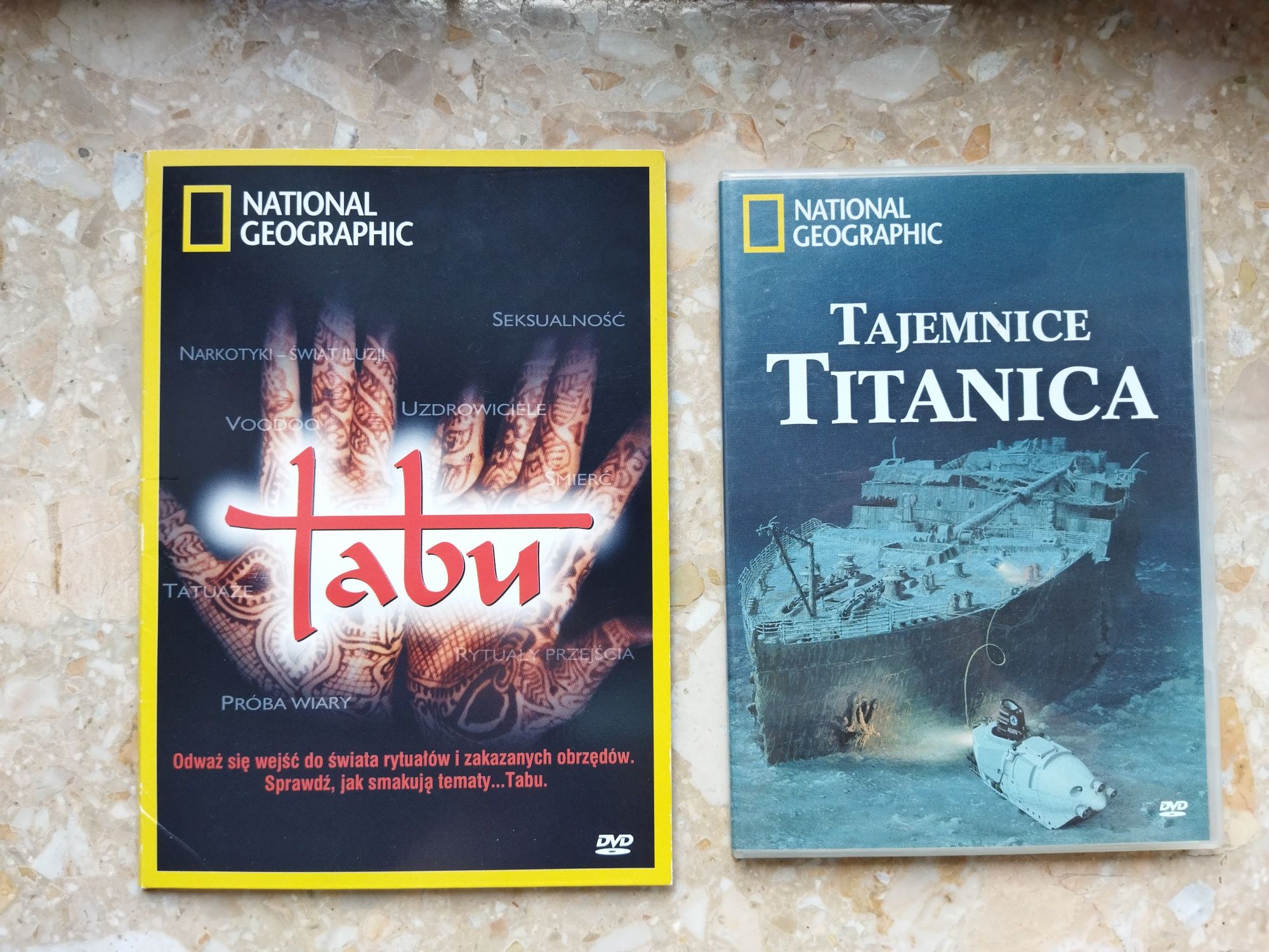 National Geographic: Tajemnice Titanica + Tabu x2