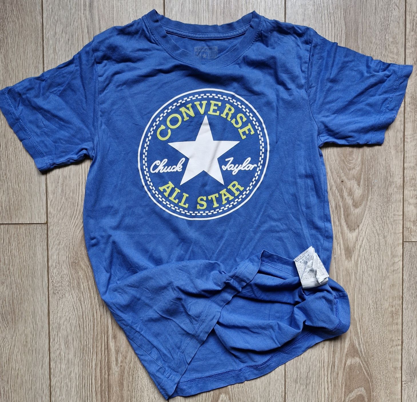Koszulka * Converse * Niebieska * S