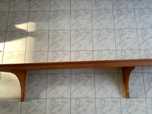 Estante madeira maciça 39x245x50cm (L x C x A)