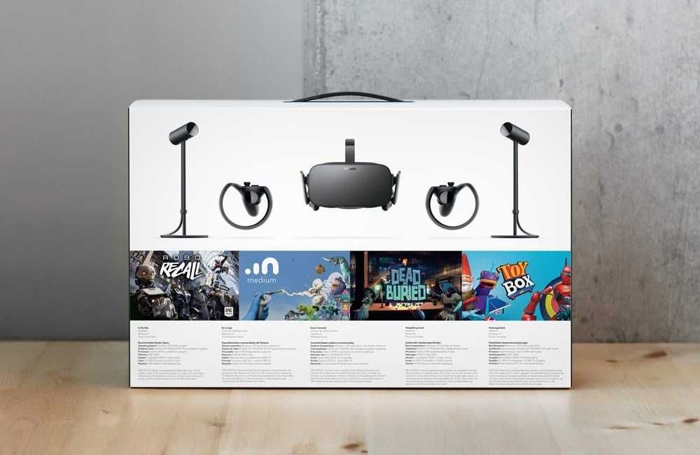 Oculus Rift + touch controllers bundle