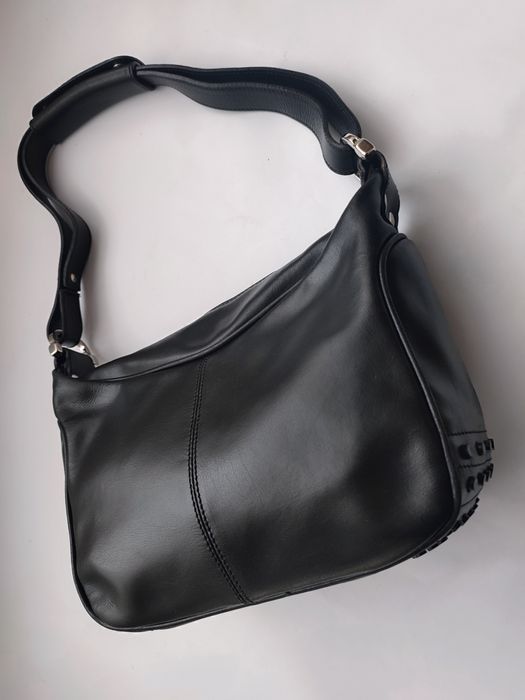 Стильна шкіряна сумка на плече, крос-боді Vera Pelle, made in Ital