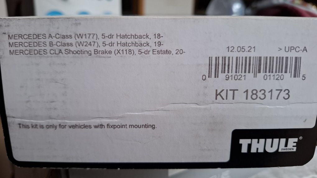 Kit de fixação para barras de tejadilho