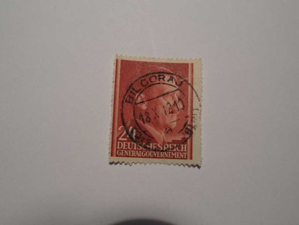 gg stempel Biłgoraj hitler stare znaczki pocztowe generalna gubernia