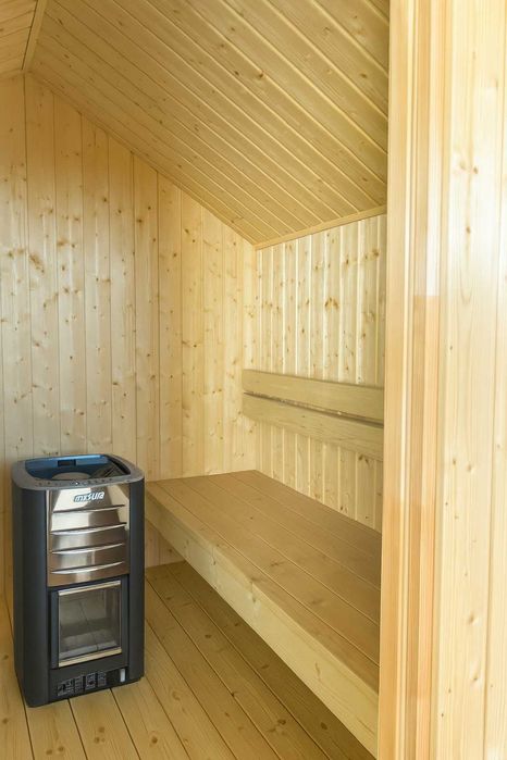 Sauna domek z tarasem pod balie PRODUCENT jakość AuraForest