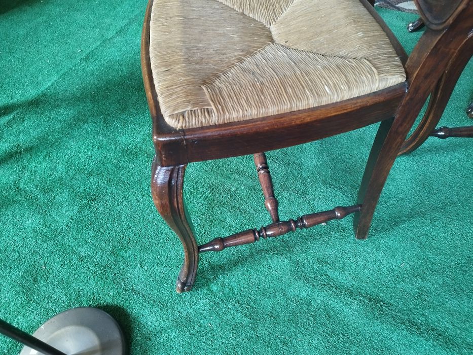 krzesła salonowe drewniane Antyk Vintage 6 sztuk