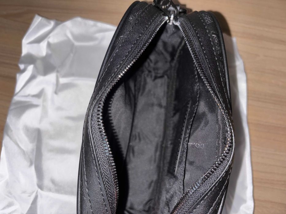 Сумка кожаная через плечо Coach New York мужская сумка на плече кожа