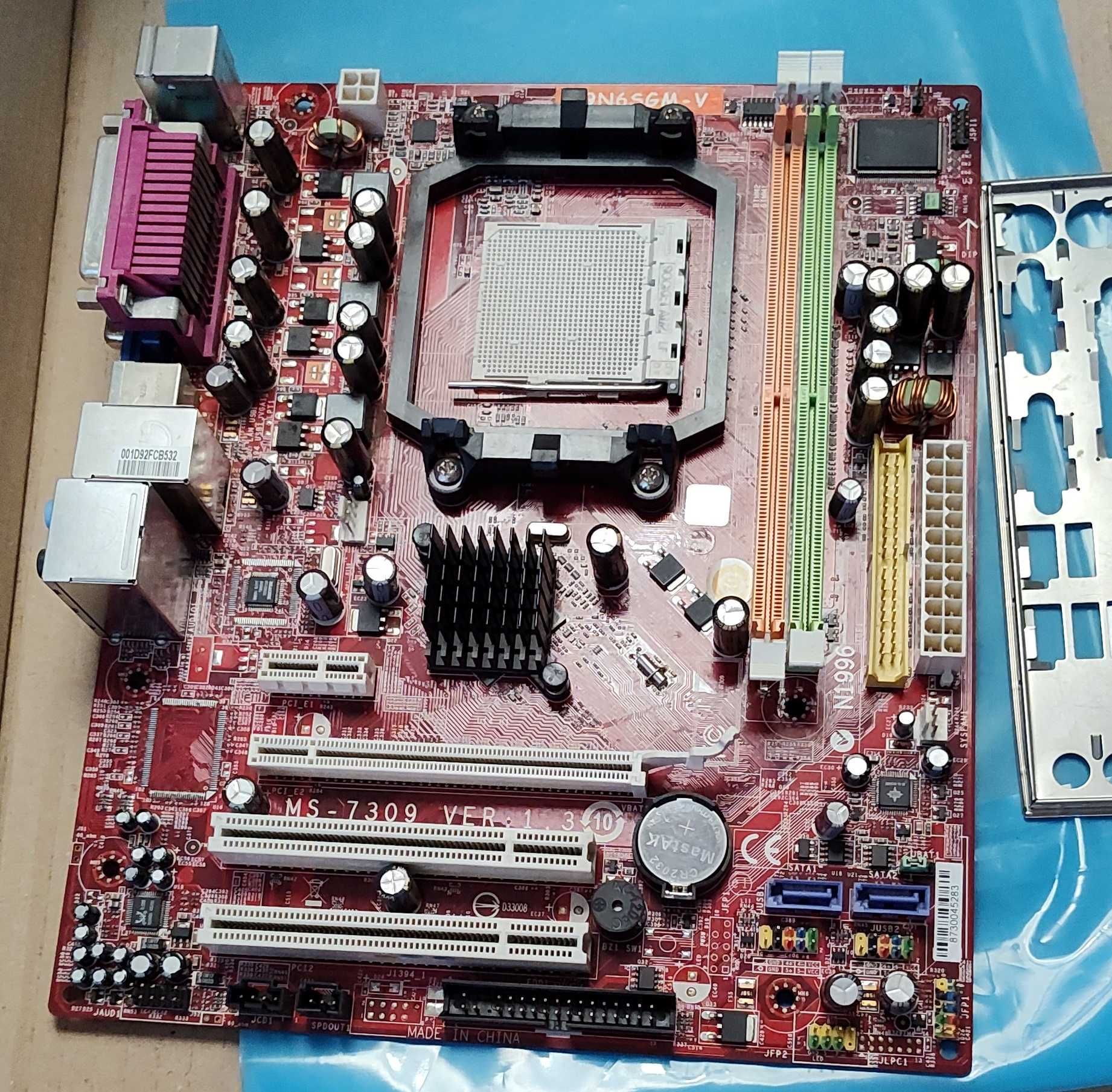 MSI K9N6SGM-V 1 MS-7309 ver 1,3 на память DDR2 і сокет АМ2