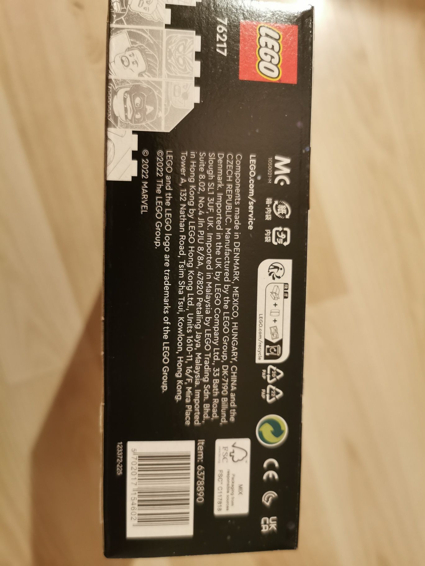 Nowe LEGO Infinity Saga 76217 Ja jestem Groot nowy