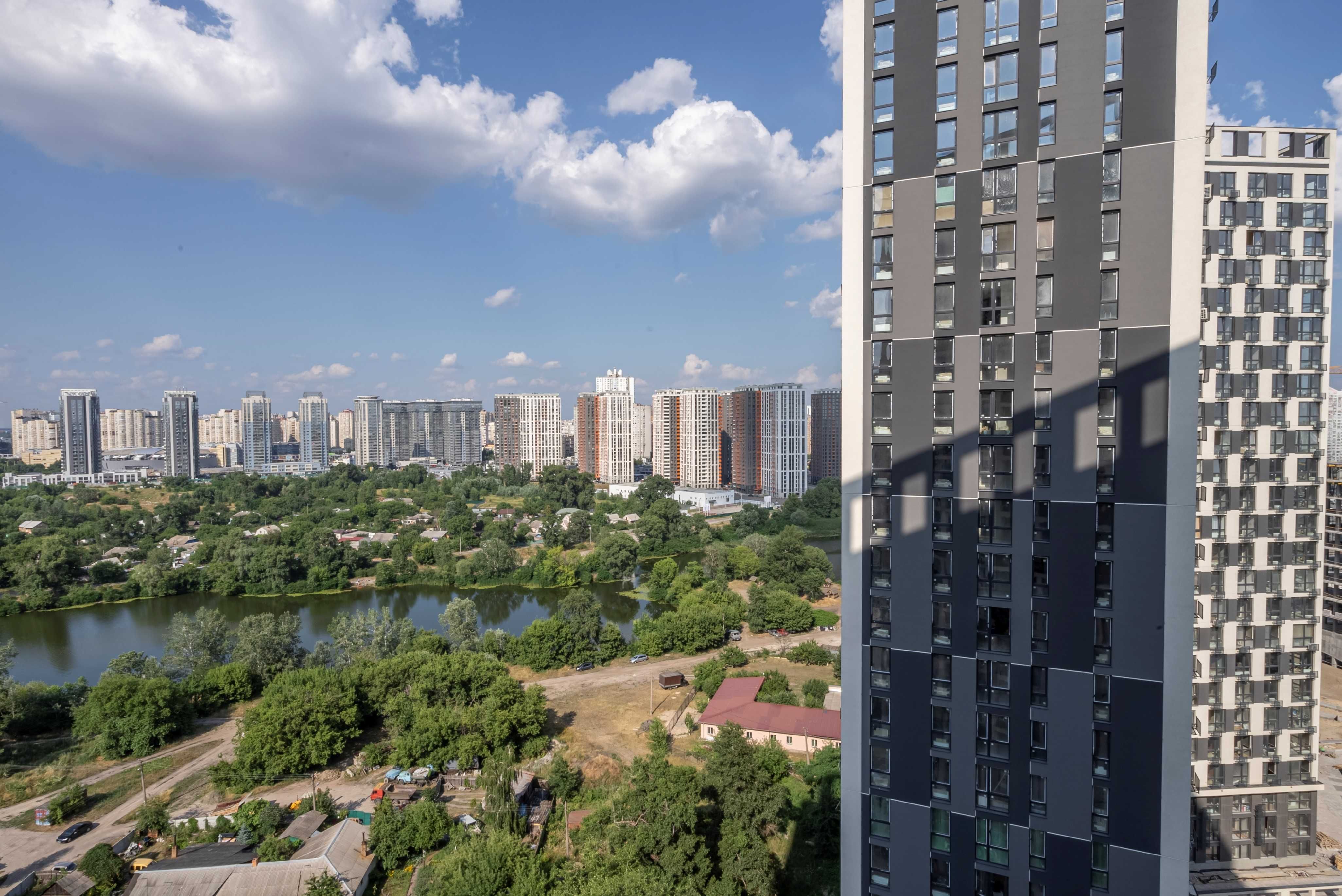 Видова студія ЖК Славутич вул.Зарічна (Осокорки), паркінг, генератор