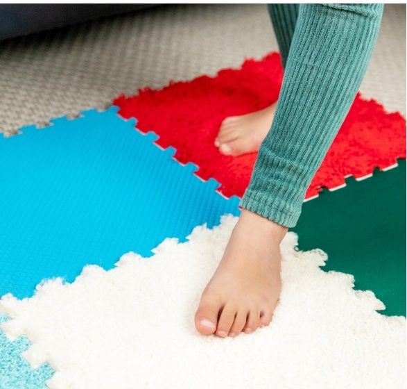 Mata sensoryczna dla dzieci z Autyzmem ODOXIA 12szt puzzle podłogowe