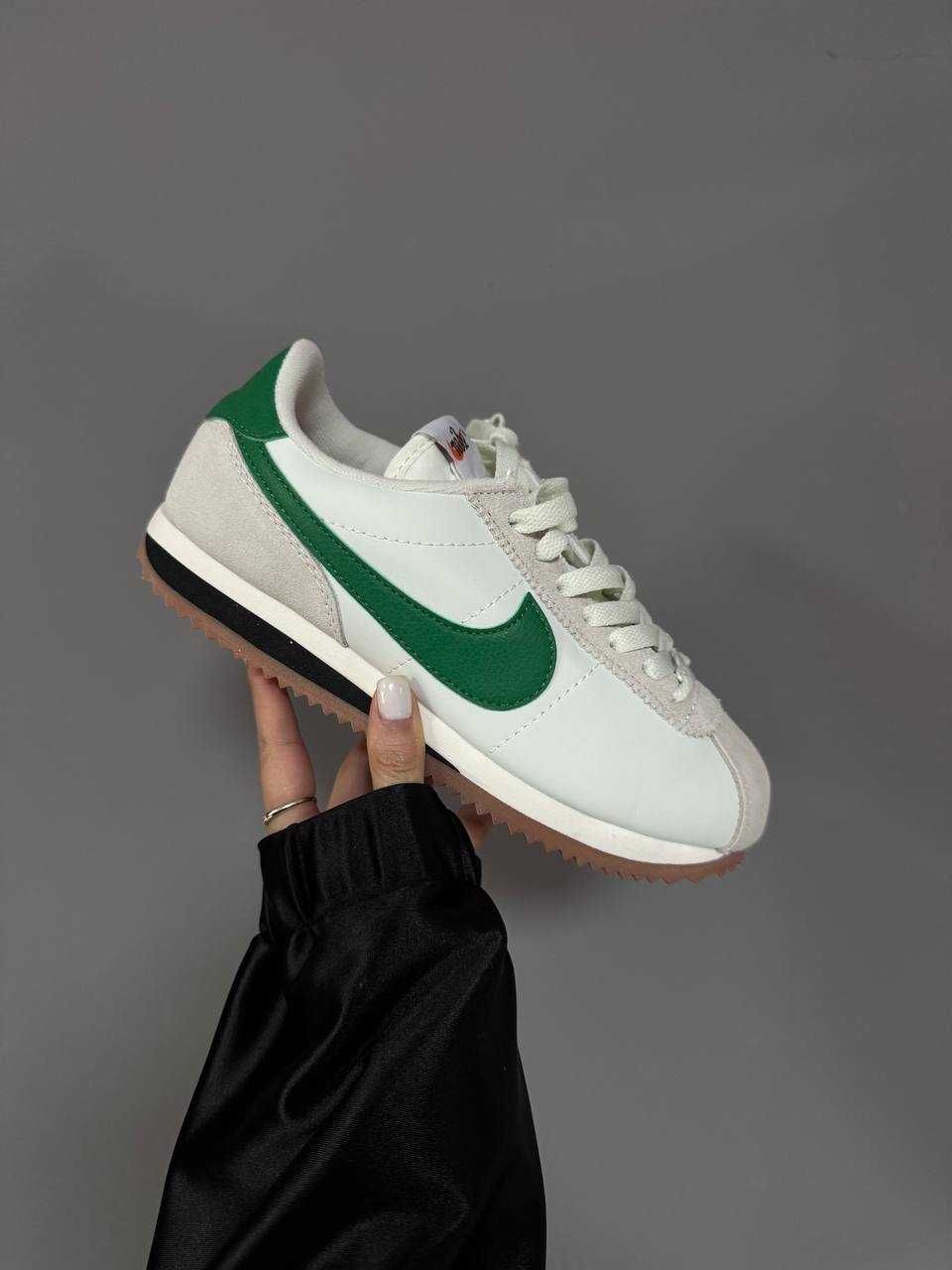 Кросівки Nike Cortez Beige/Green premium