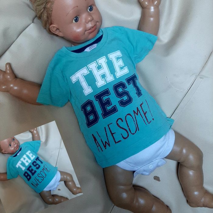 Zestaw roz 68 8 sztuk tshirt lato mega paka komplet wyprawka