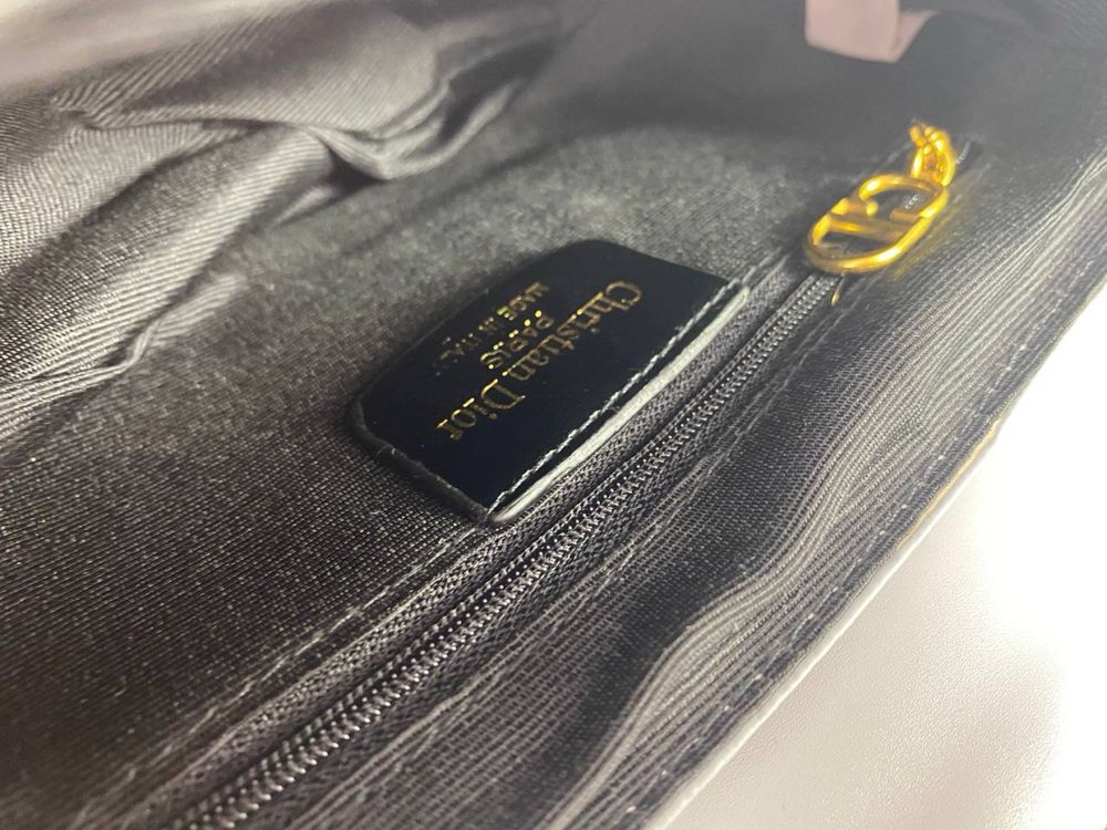 Luksusowa torebka damska Dior Saddle Trotten szara Premium w pudełku