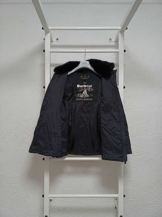 Пуховик barbour scuttle quilt Л размер