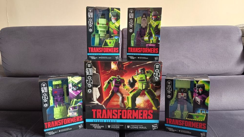 TRANSFORMERS Hasbro Studio Series The Movie Constructicons 6/6 NOWE!