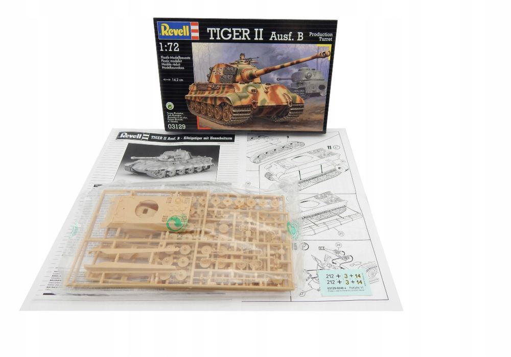 Model plastikowy do sklejania czołg Tiger II Ausf. B Revell 3129