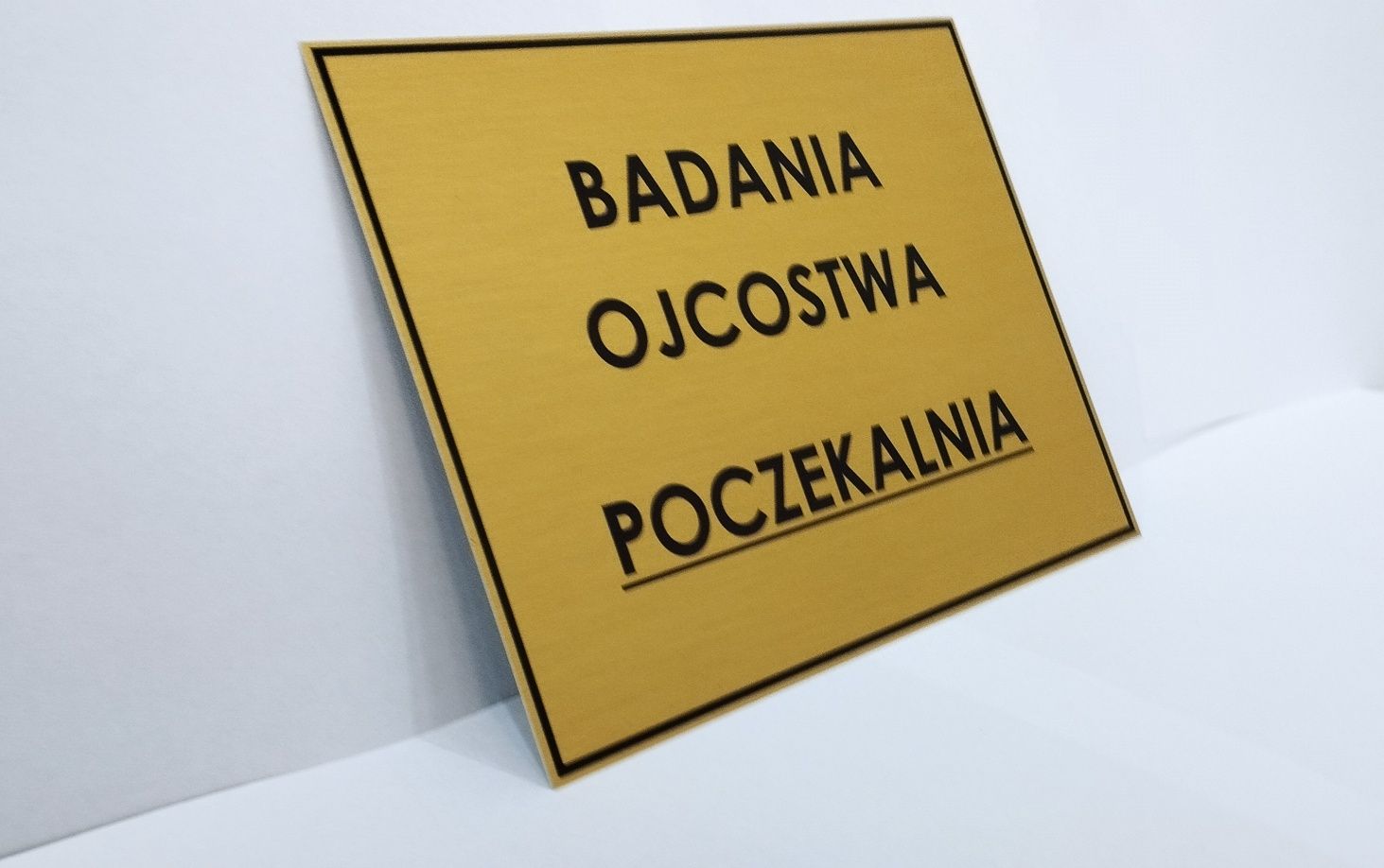 Elegancka srebrna złota Tabliczka na drzwi bramę inne producent