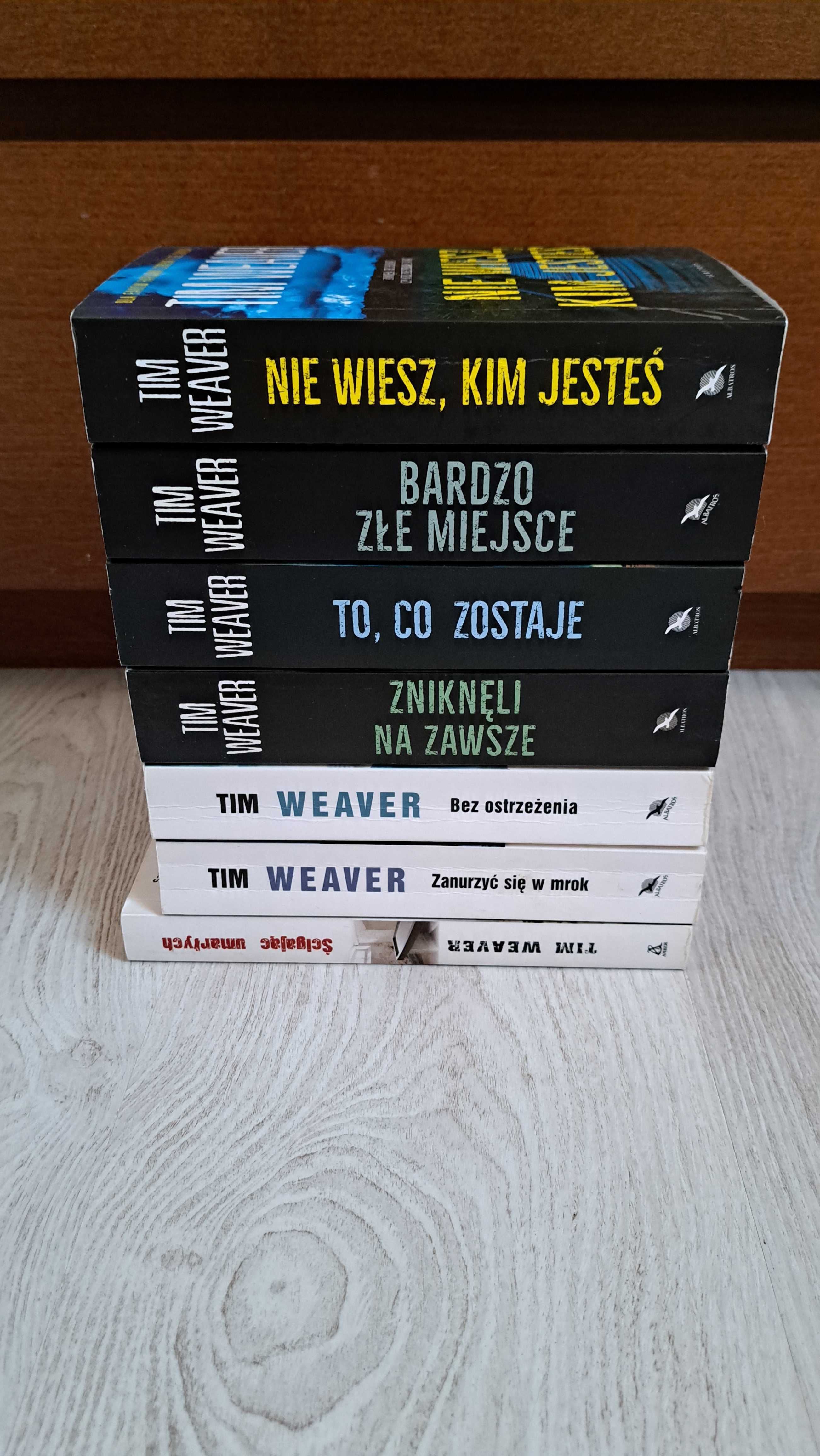 7x Tim Weaver Ścigając umarłych Zanurzyć się w mrok Bez ostrzeżenia