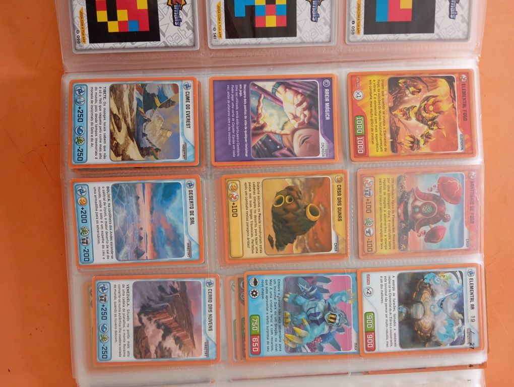 Cartas Invizimals coleção
