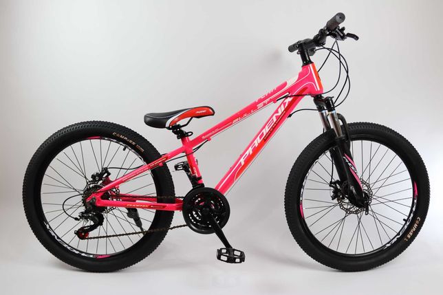 Розовый велосипед Phoenix Bullet 24 дюйма с 12 рамой для подростка