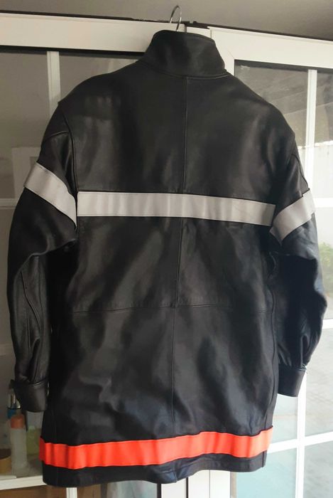 Bombeiros Casaco de Cabedal Frances Tam XL - 50€