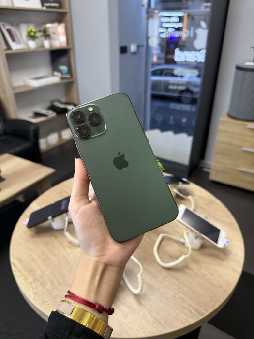 Used IPHONE 13Pro Max 128 Alpine Green Neverlock Костюшка,5 igrand