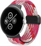Opaską Pleciona do Google Pixel Watch 2 2023 / 2022 Pasek magnetyczny