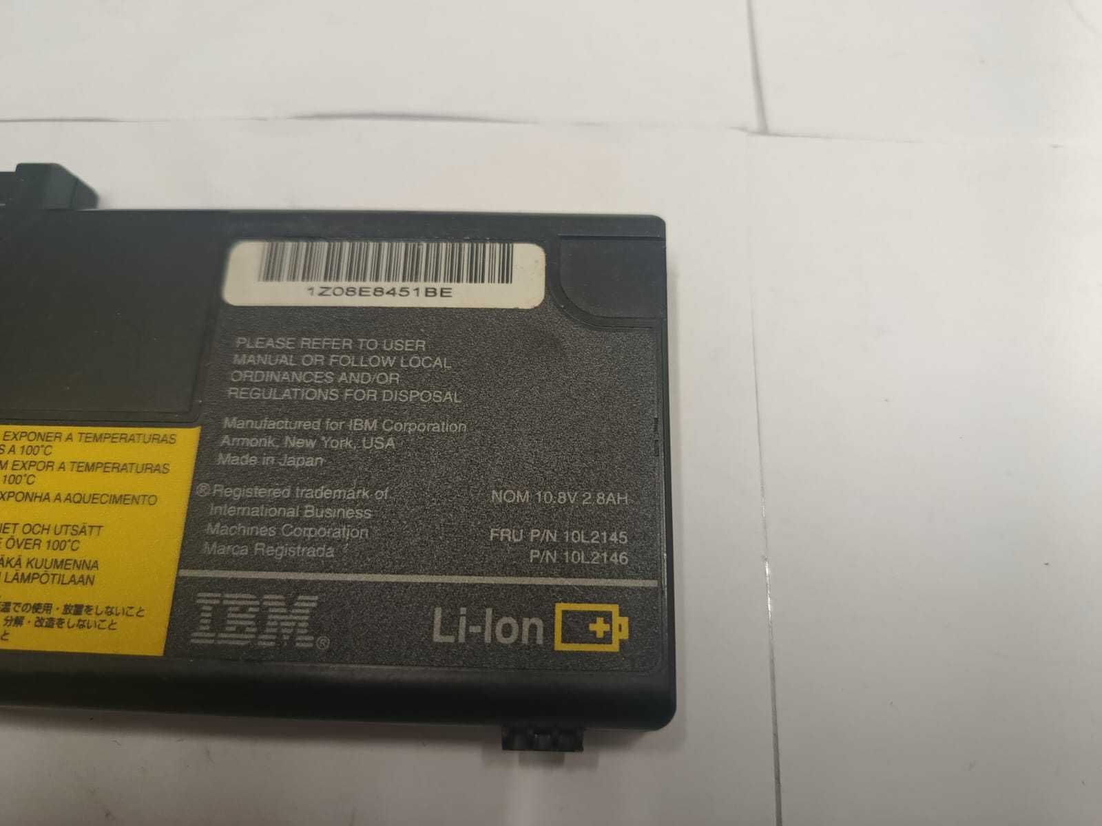 Bateria do laptopa IBM 10L2145/2146.