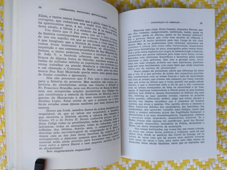 Liberalismo- Socialismo - Republicanismo - Joel Serrão