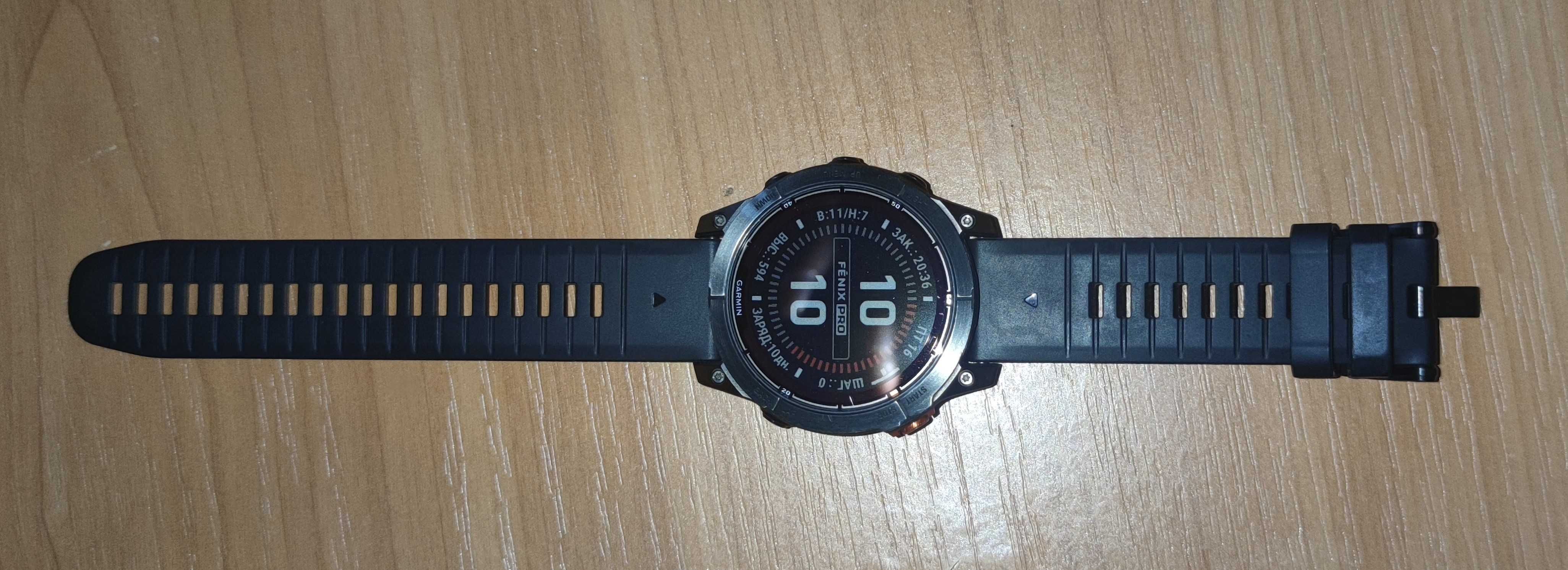 Garmin Fenix 7 Pro Solar 47мм — гарний стан, ще на гарантії!