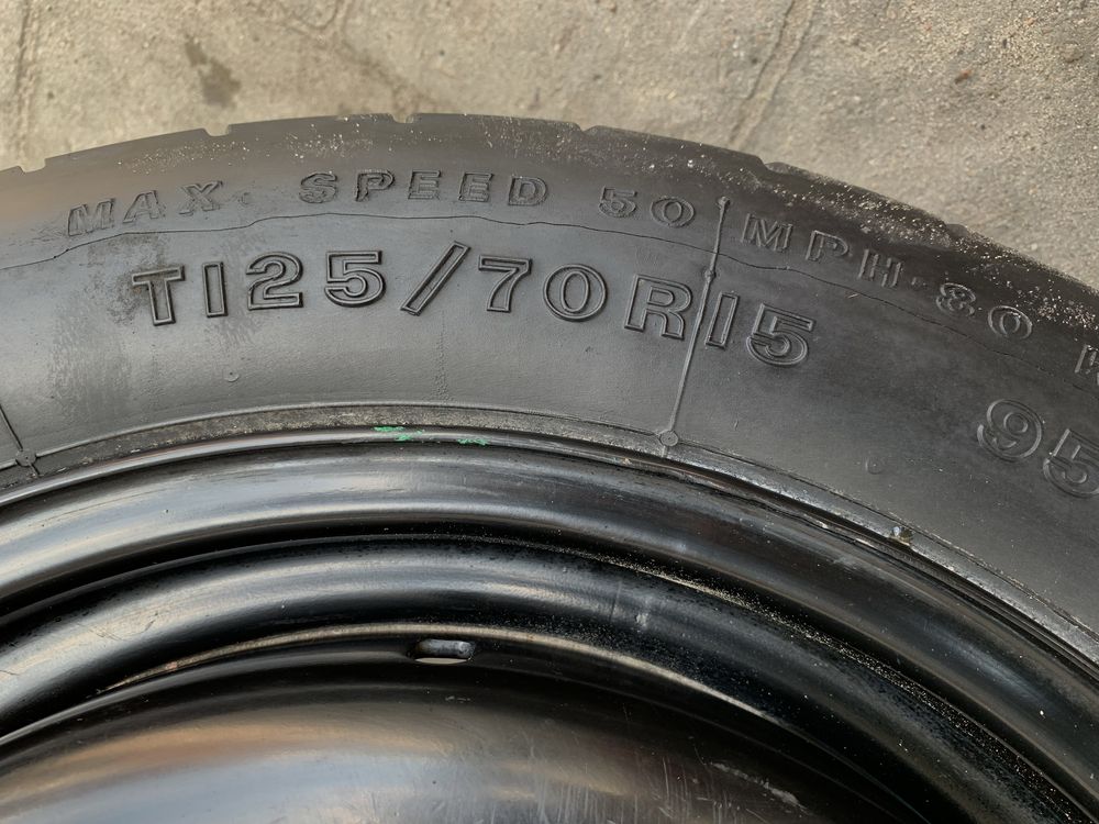 Докатка, Запаска 4/100 R15 4*100 15