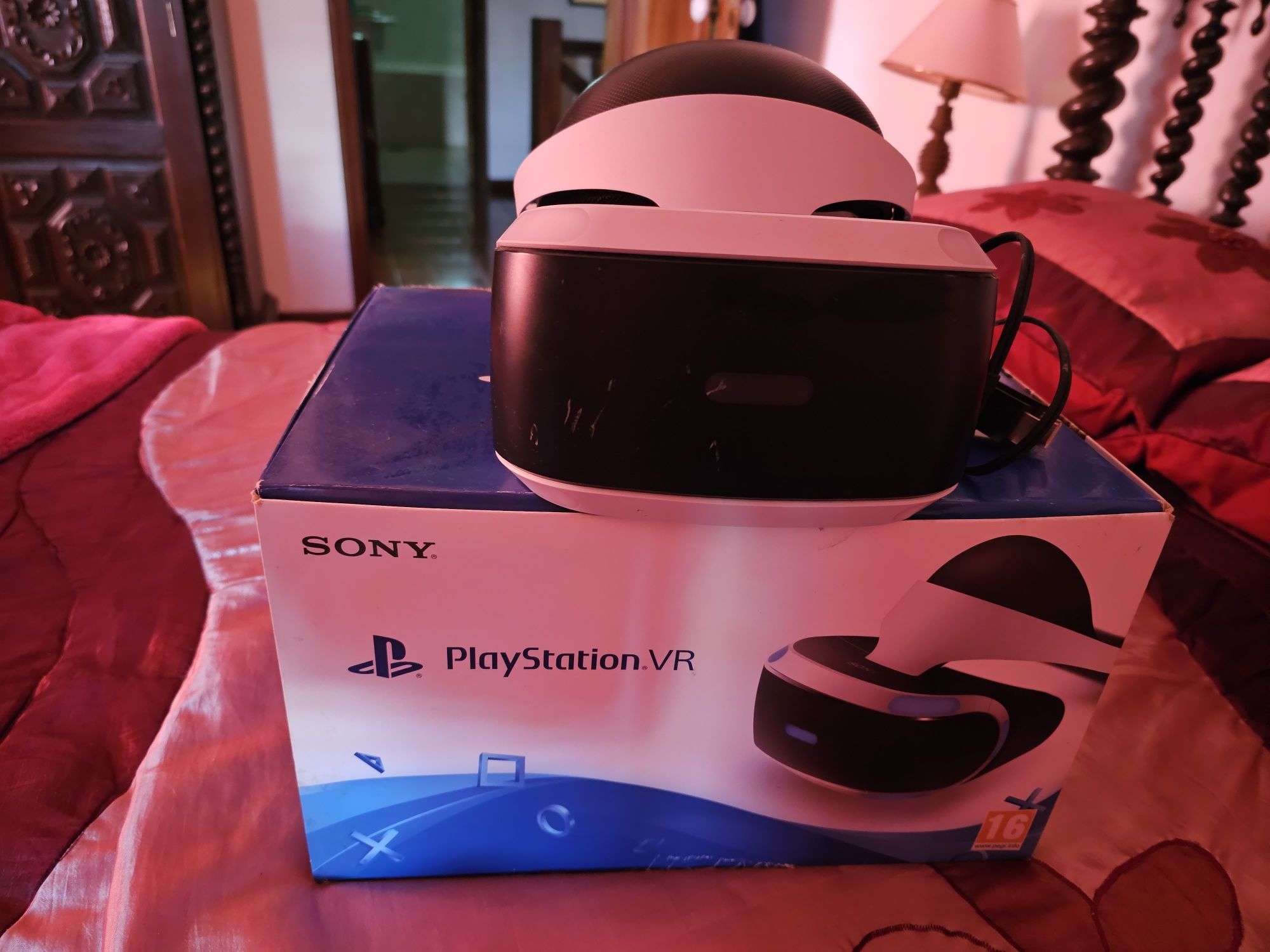 Psvr PlayStation completo usado a funcionar perfeitamente