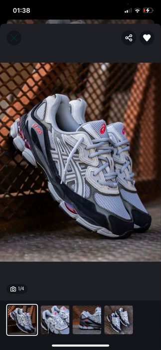 Кросівки 1:1 ORIGANAL ASICS Gel-NYC Gravel Black