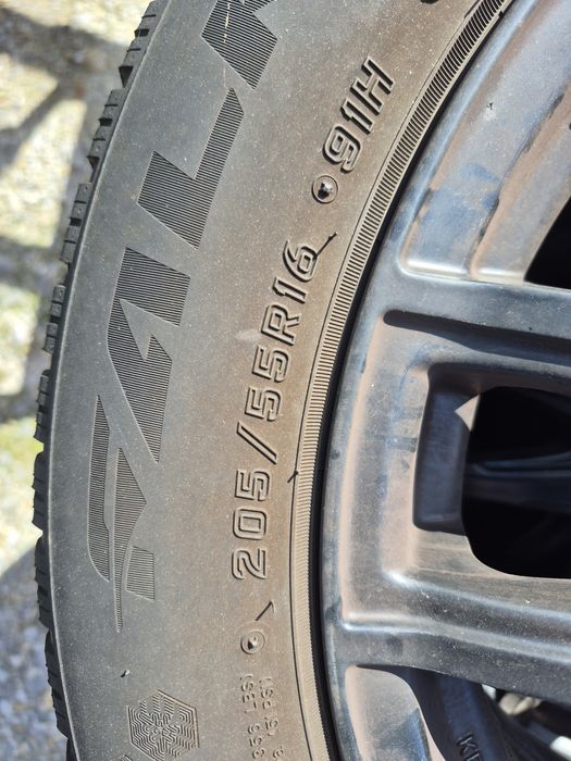 Koła aluminiowe z oponami zimowymi 205/55R16 5x110 Opel Alfa Fiat