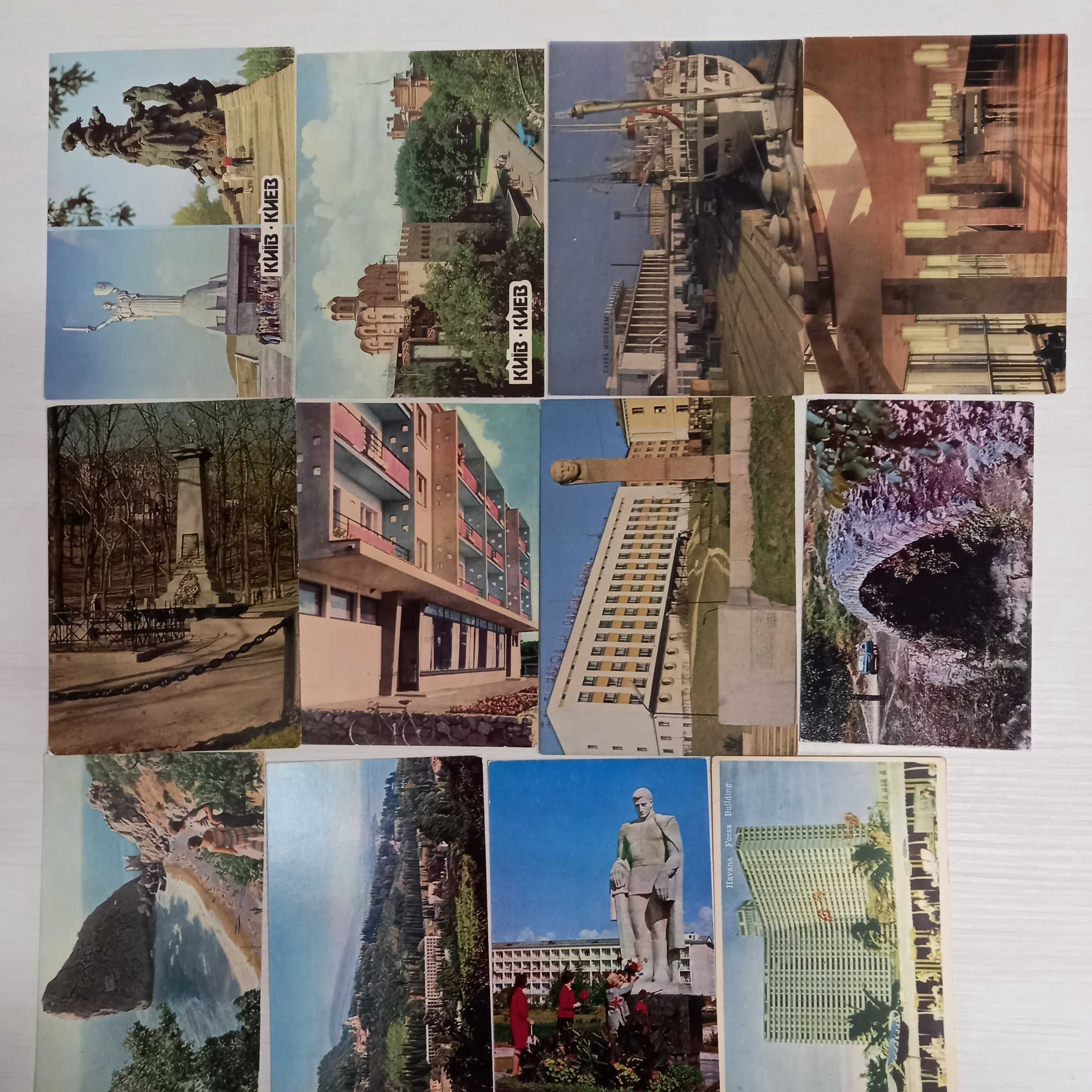 Наборы открыток, чистые открытки ссср города