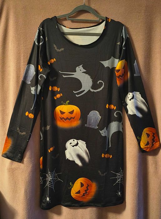 Sukienka, tunika na Halloween rozm S/M