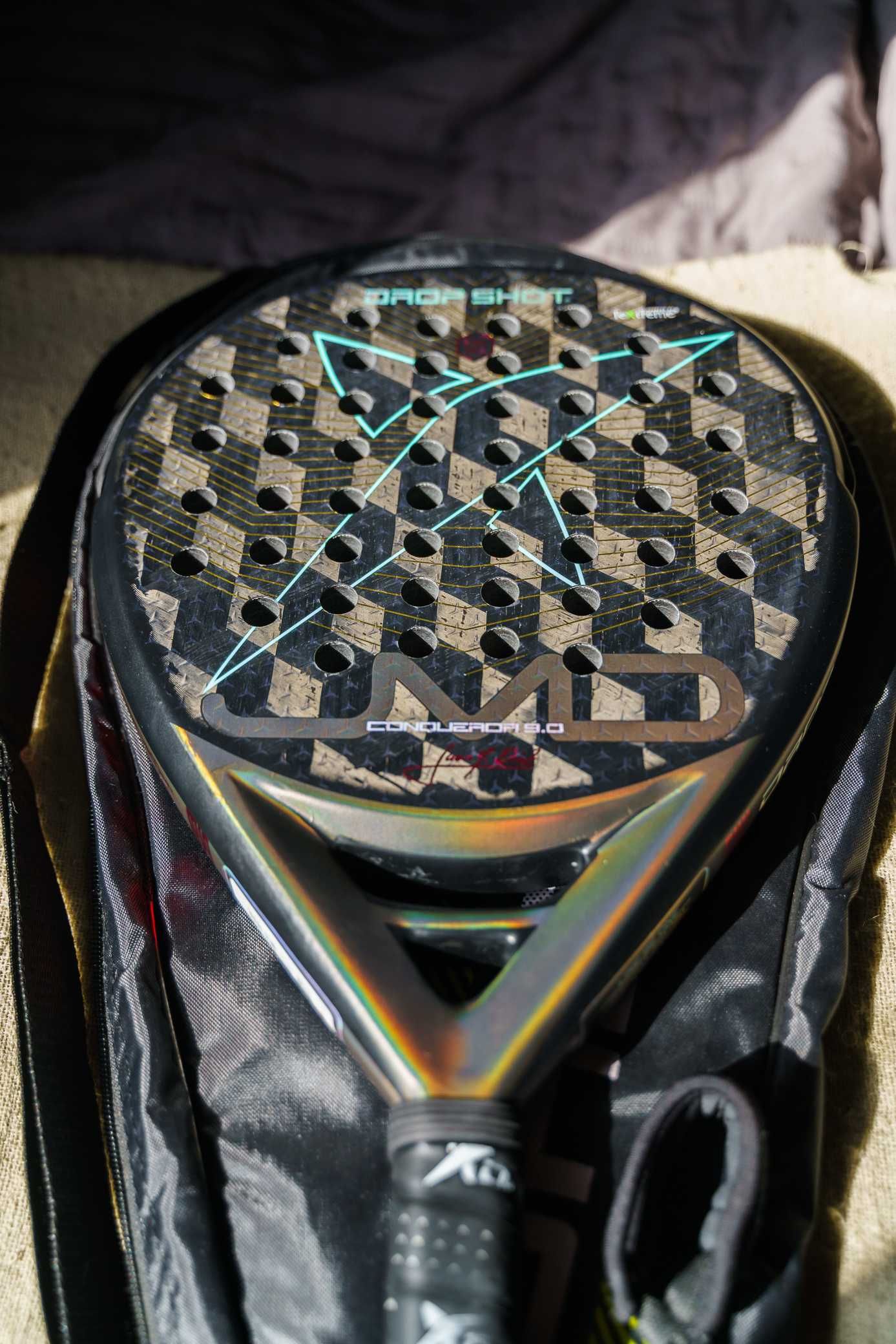 Raquete de padel drop shot Conqueror 9.0 como nova!