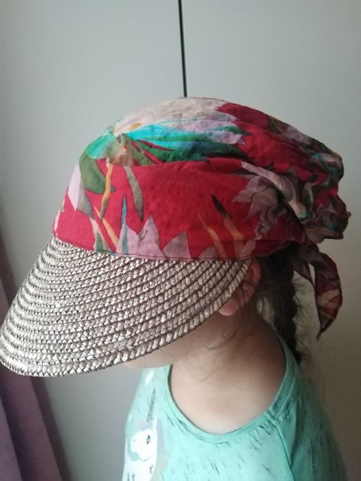 Czapka z daszkiem Seeberger kapelusz słoneczny bandamka chustka