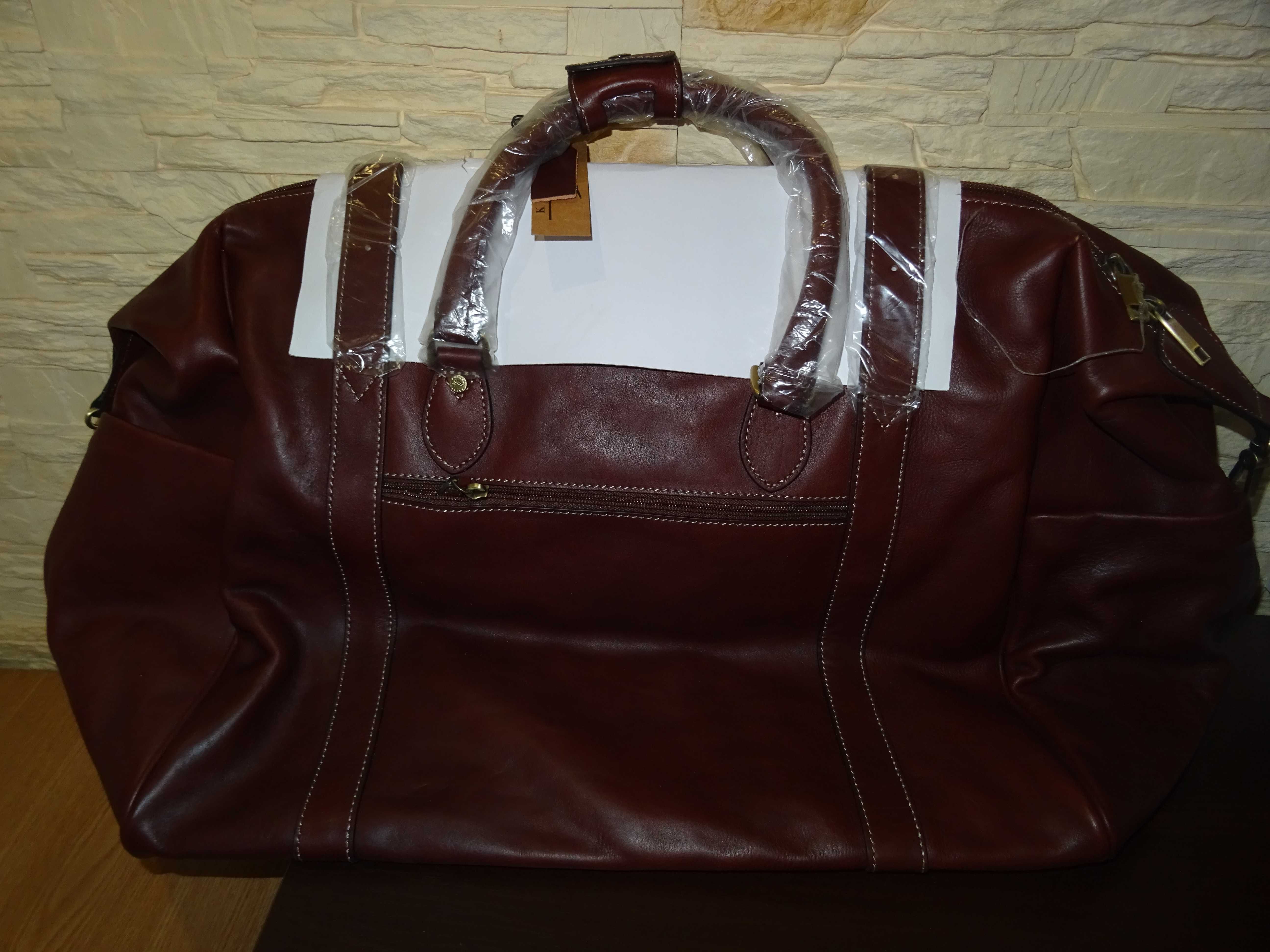 Torba podróżna Katana skóra bydlęca tłuszcz K 33153