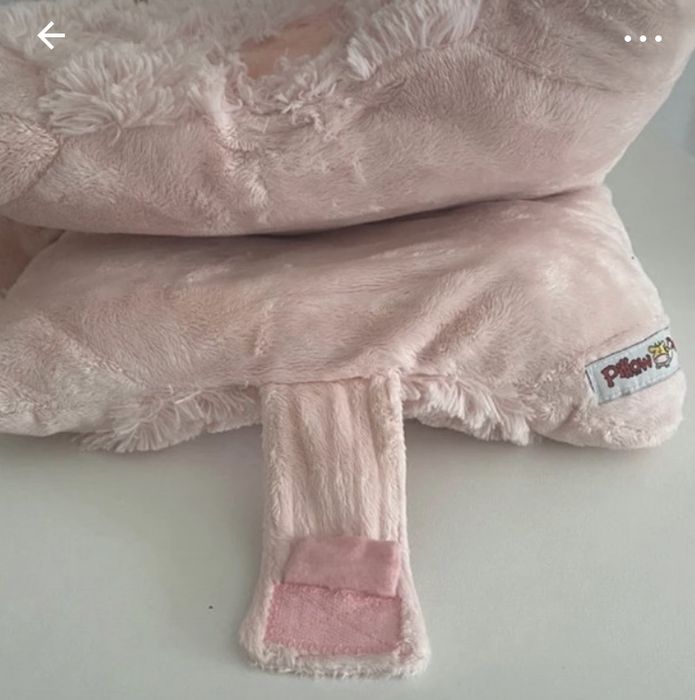 Porquinho que se pode transformar em almofada