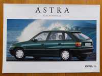 OPEL Astra California 1.4 prospekt niemiecki rok 1994