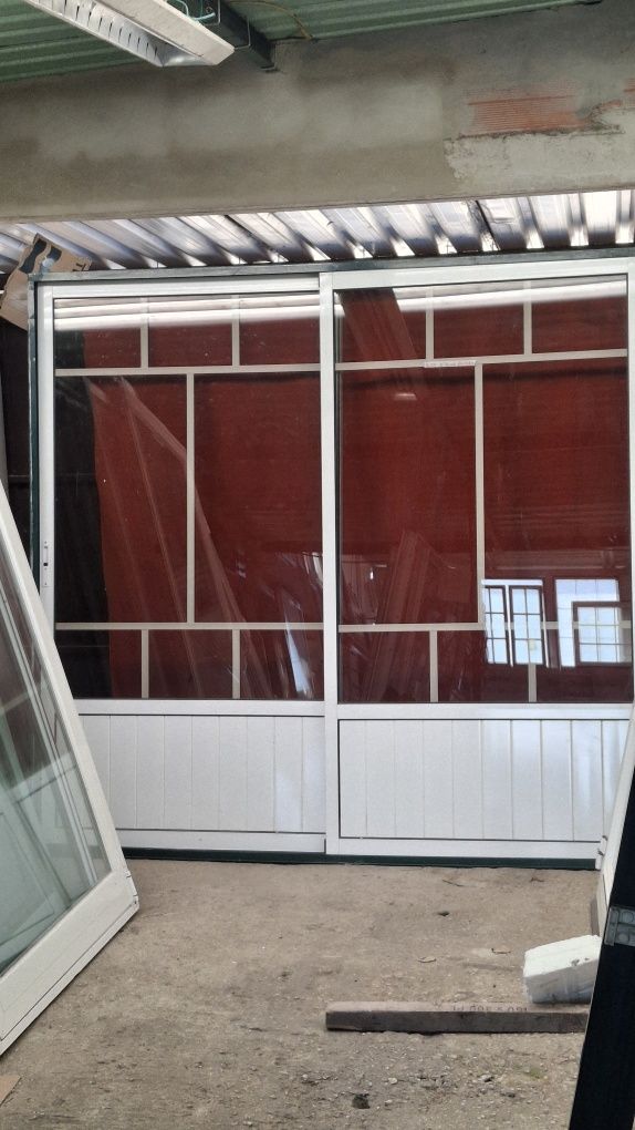 Sacada aluminio 2,19 x 2,06 altura
