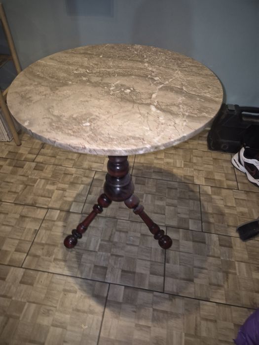 Stół stolik marmur antyk