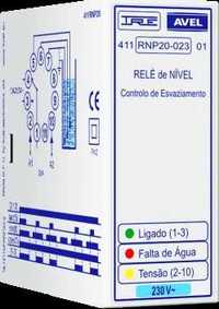 Sensor / relé de nível para furos