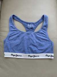 Top Pepe Jeans XS sportowy niebieski